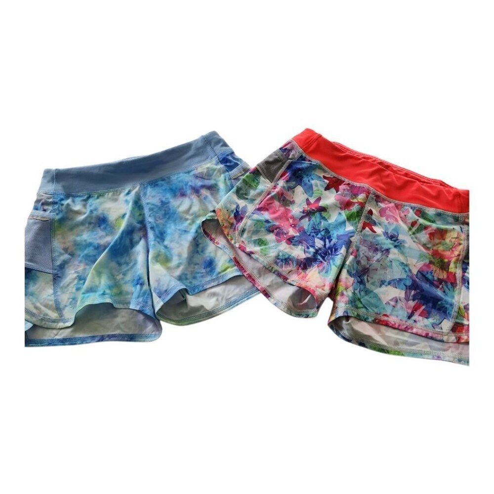 Athleta Girl shorts bundle of 2 sz XL / 14 record breaker 3" activewear